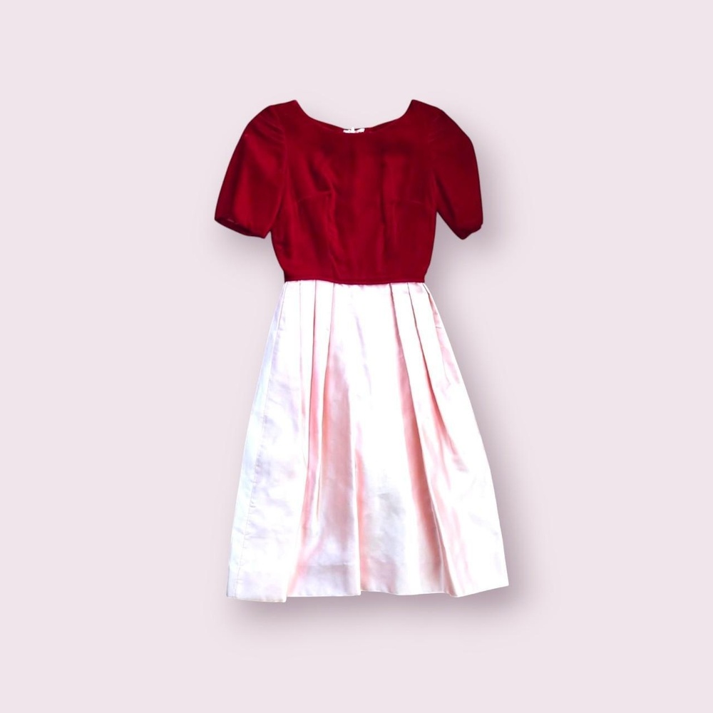 40s vintage handmade velvet dress